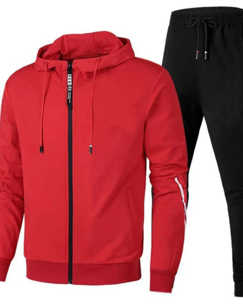 Gym Tracksuit Windproof Hooded Sweatshirt